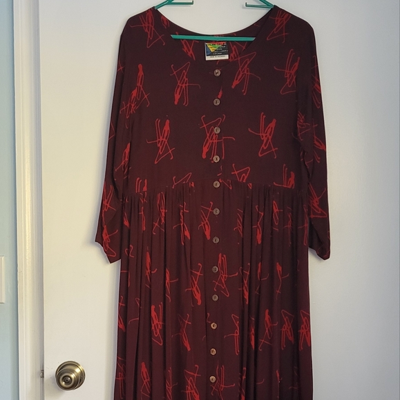 Jalan Jalan bohemian dress size Med - Picture 1 of 12